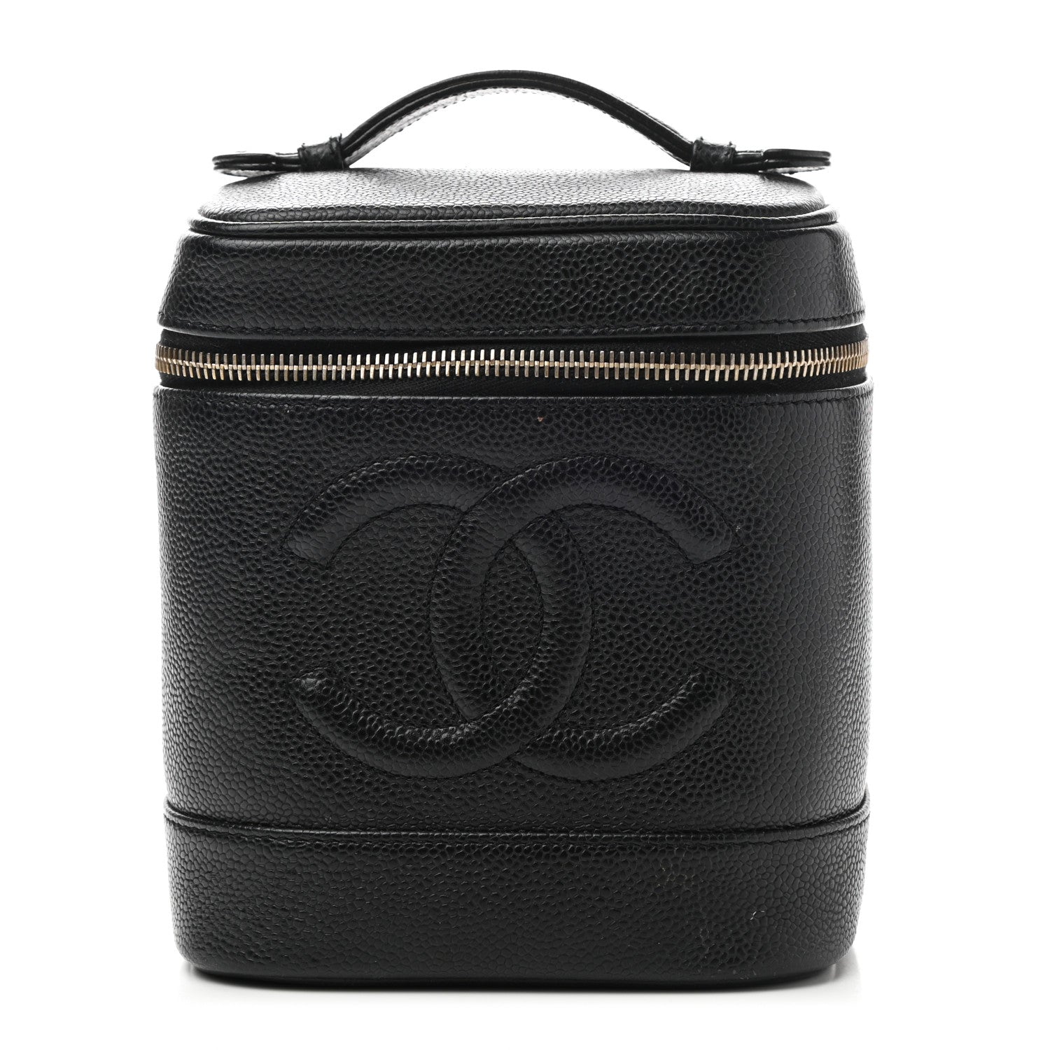 Chanel Caviar Vanity Cosmetic Case Black 1 of 11