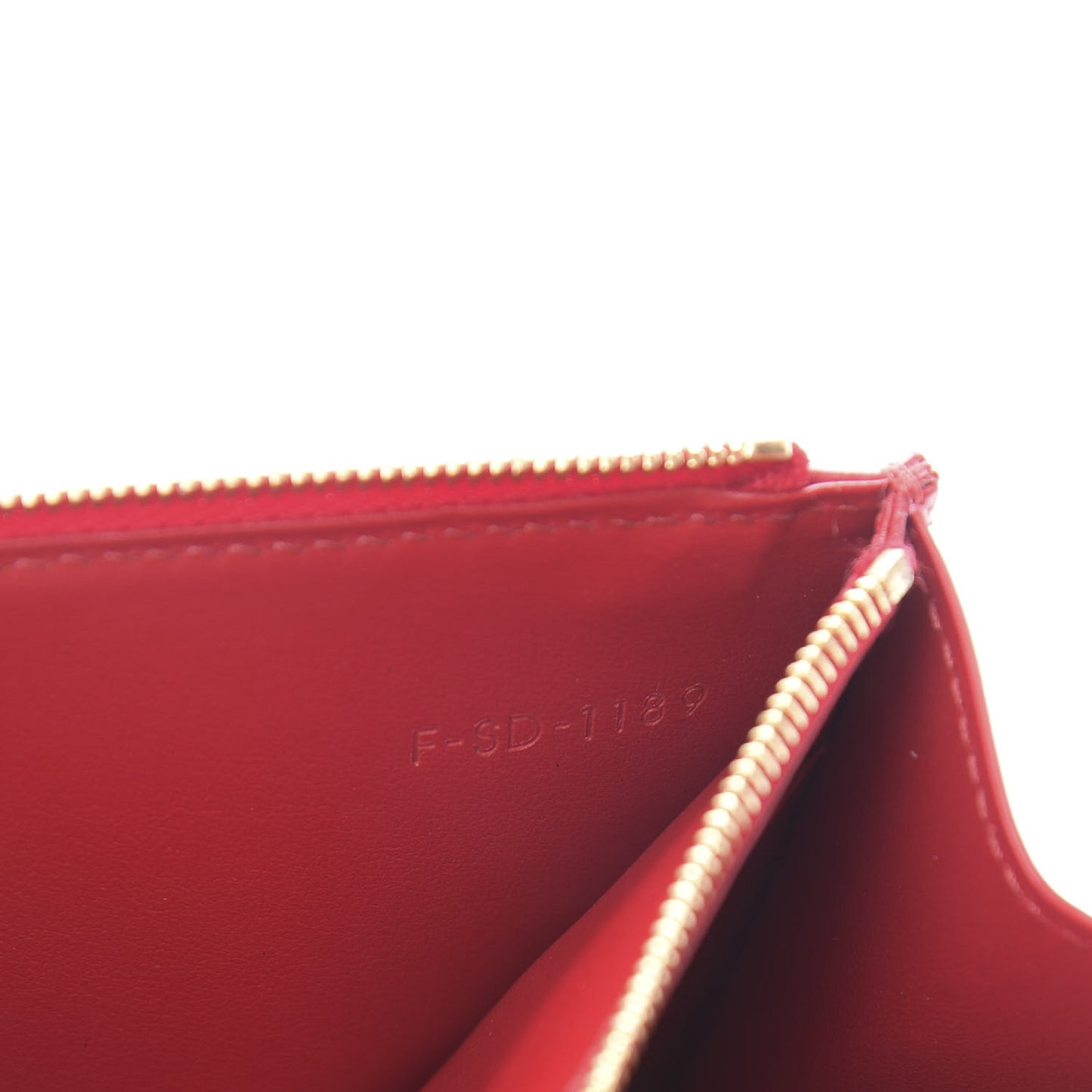 Calfskin C Wallet On Chain Bag Red