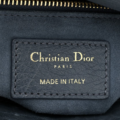 Christian Dior Ostrich Mini Lady Dior Dark Grey 6 of 12