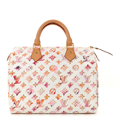 Louis Vuitton Watercolor Aquarelle Speedy 30 White 1 of 12
