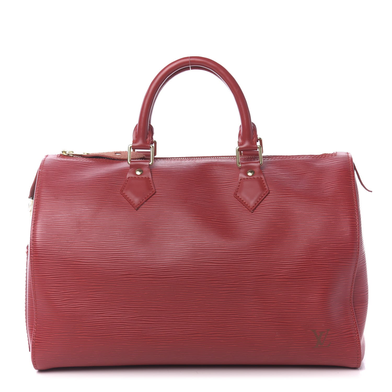 Louis Vuitton Epi Speedy 30 Castillan Red 1 of 10