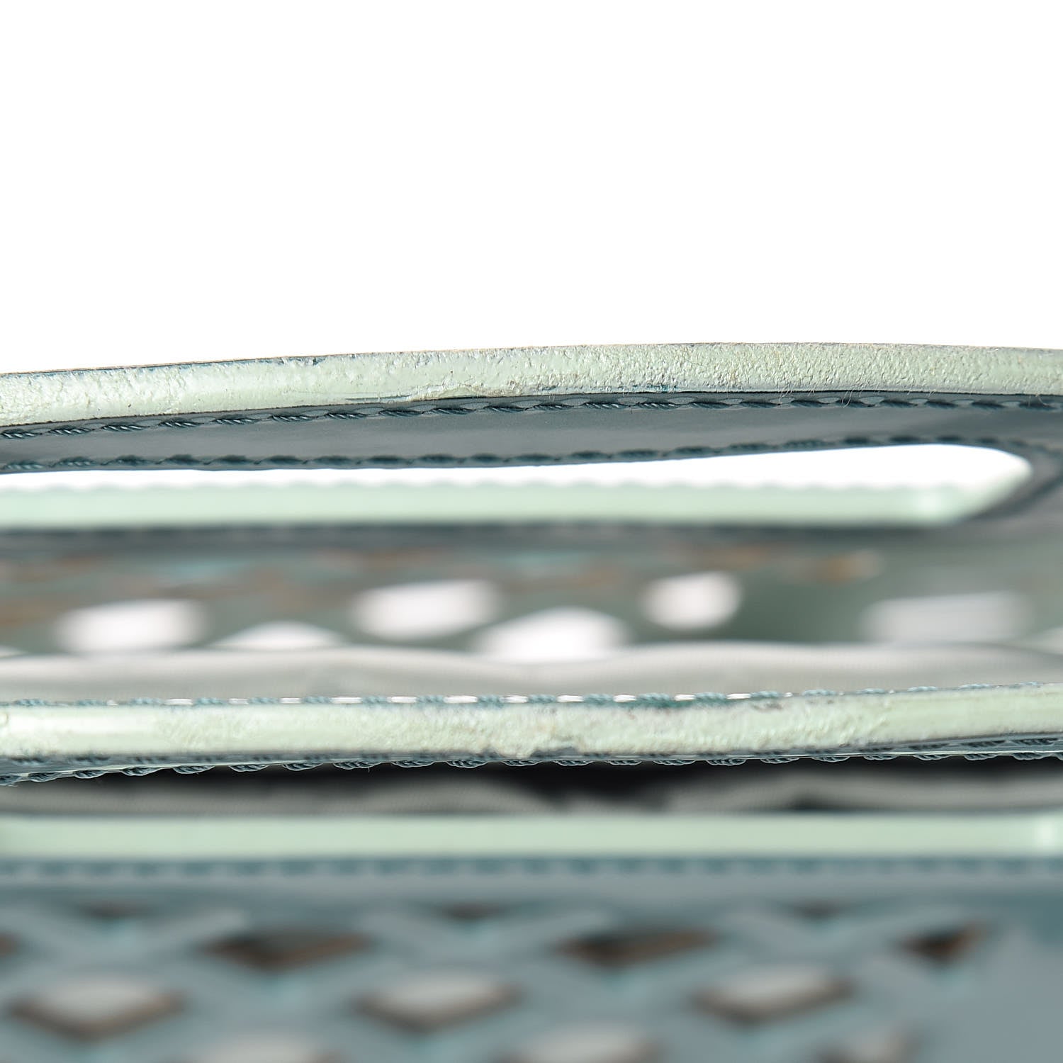 Louis Vuitton Metallic Patent Reef Jelly Basket PM Turquoise 10 of 14