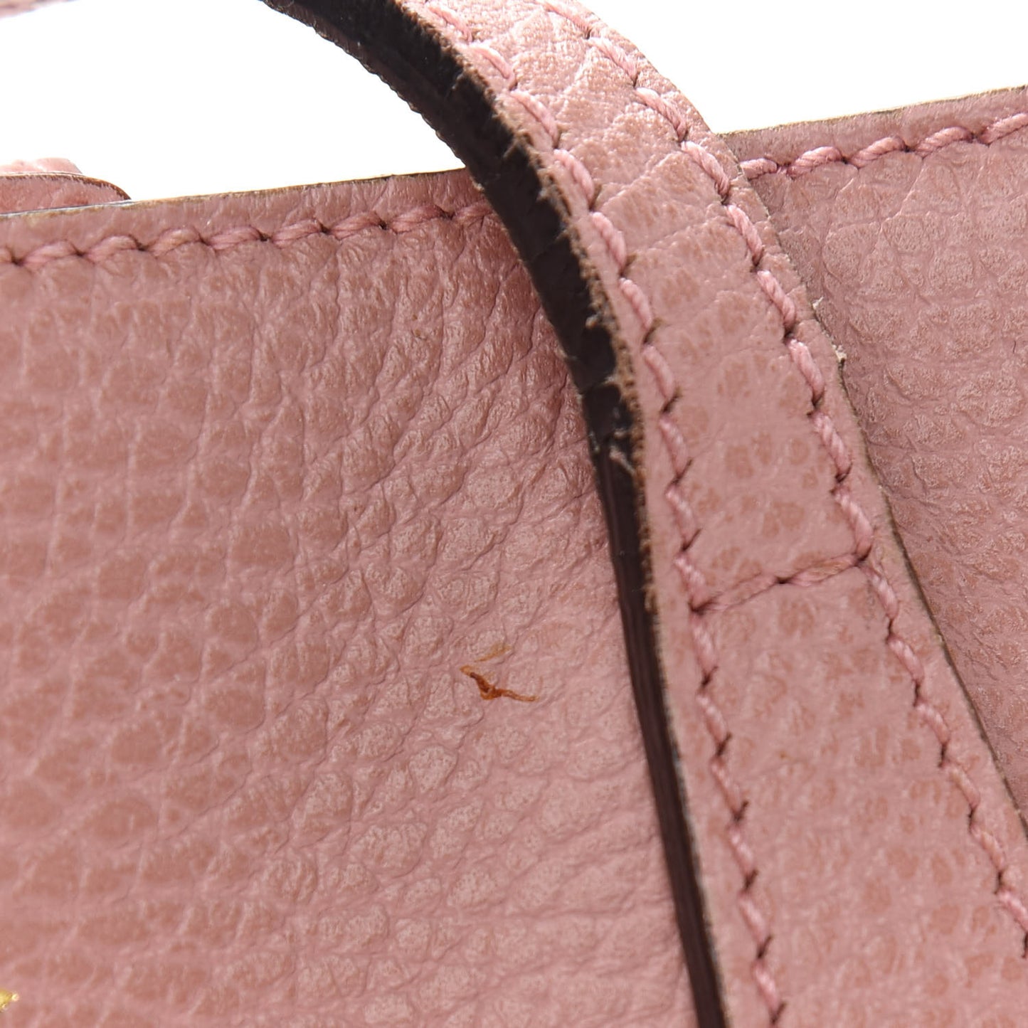 Dollar Calfskin Small Swing Tote Soft Pink