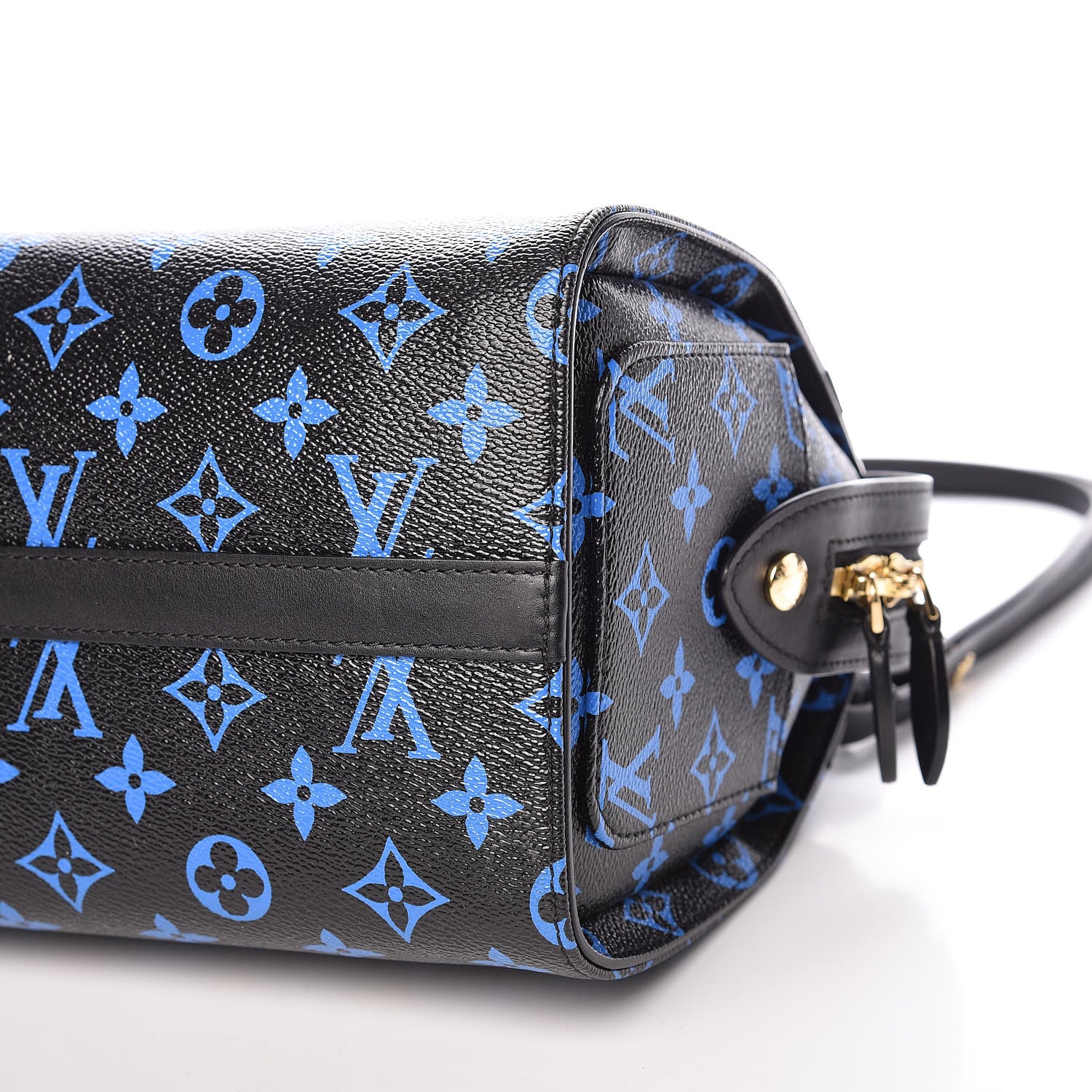 Louis Vuitton Colored Monogram Speedy Amazon PM Blue Black 8 of 9