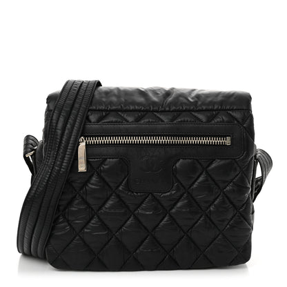 Chanel Nylon Small Coco Cocoon Messenger Bag Black 1 of 10