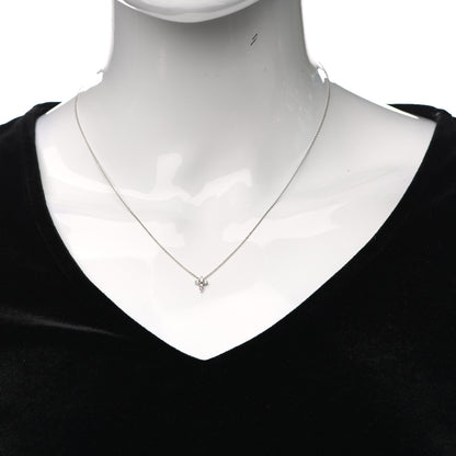 Roberto Coin 18K White Gold Diamond Tiny Treasures Baby Cross Pendant Necklace 2 of 5