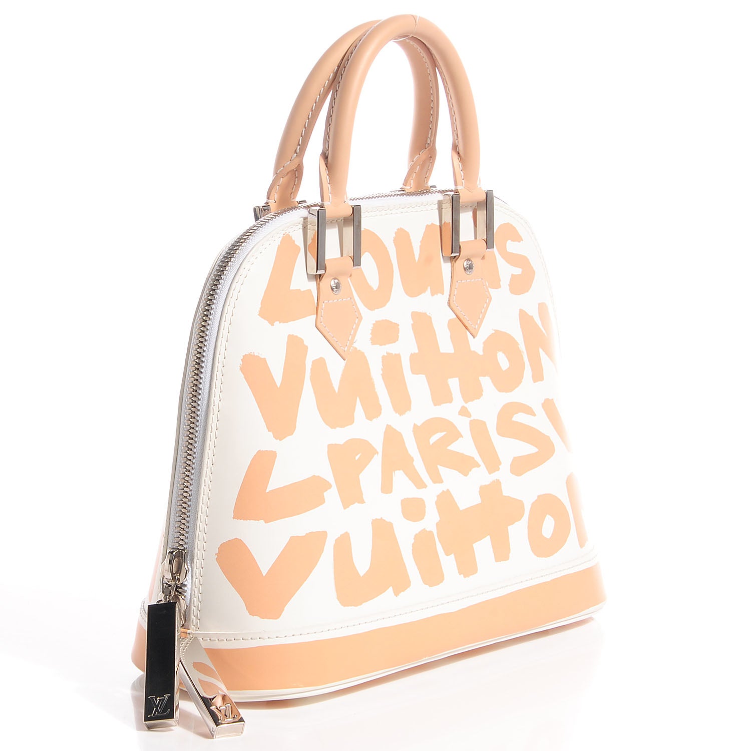 Louis Vuitton Graffiti Alma MM Peach 3 of 7