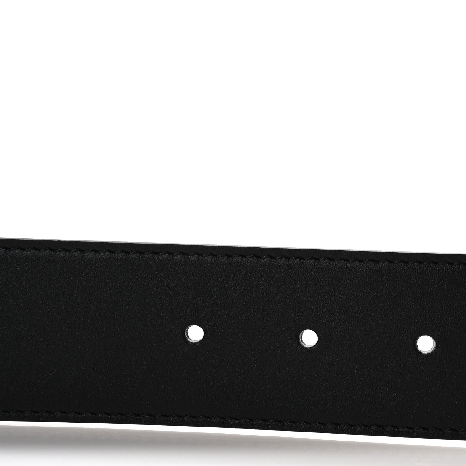 Gucci Calfskin Crystal Double G 40mm Belt 80 32 Black 4 of 6