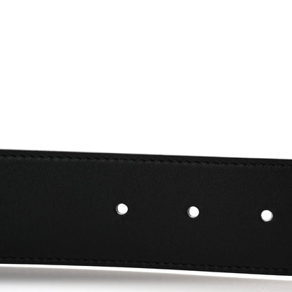 Gucci Calfskin Crystal Double G 40mm Belt 80 32 Black 4 of 6