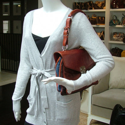 Balenciaga Leather Flap Tote 2 of 11