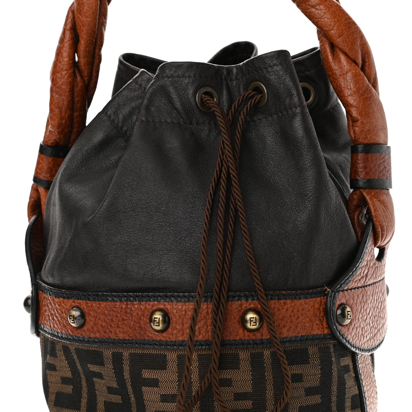 Zucca Small Palazzo Bucket Bag Tobacco