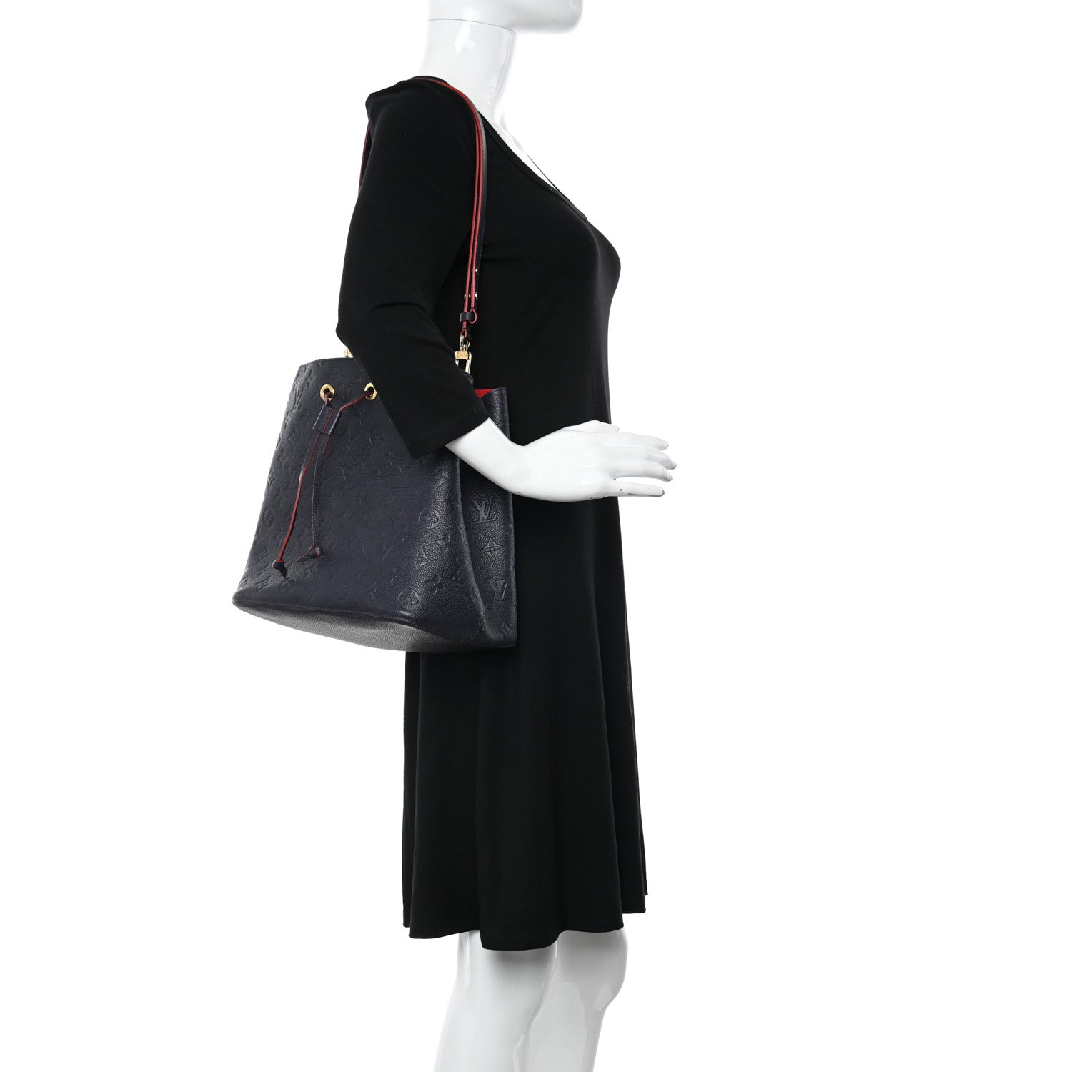 Louis Vuitton Empreinte Neonoe MM Marine Rouge 2 of 11