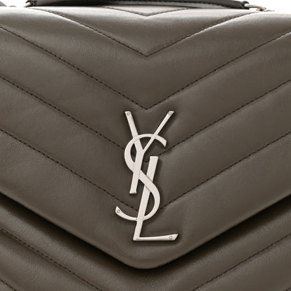 Saint Laurent Calfskin Y Quilted Monogram Medium Loulou Chain Satchel Faggio 8 of 10
