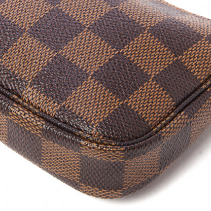 Louis Vuitton Damier Ebene Complice Trunks and Bags Mini Pochette Accessories Red 5 of 8