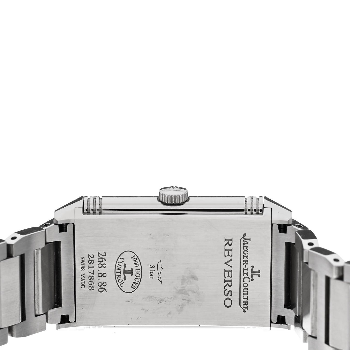 Stainless Steel Diamond 24mm Ultra Thin Reverso Manual Winding Watch Q3208121