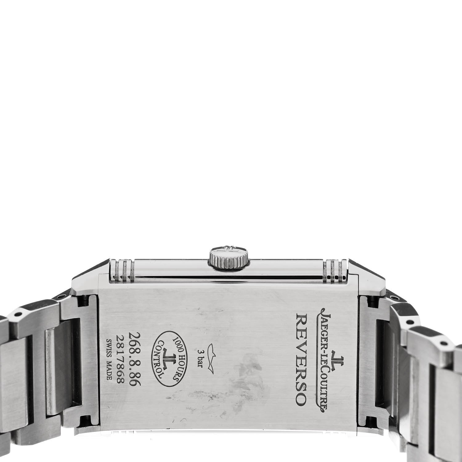 Jaeger-LeCoultre Stainless Steel Diamond 24mm Ultra Thin Reverso Manual Winding Watch Q3208121 6 of 7