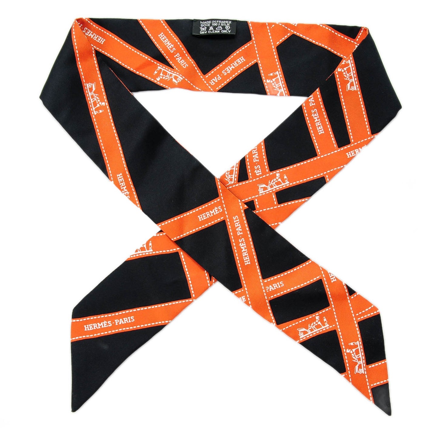 Silk Bolduc Twilly Black Orange