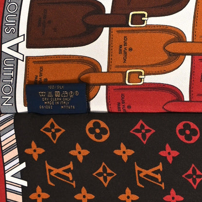 Louis Vuitton Silk Monogram My LV Tags Bandeau Brown 4 of 4