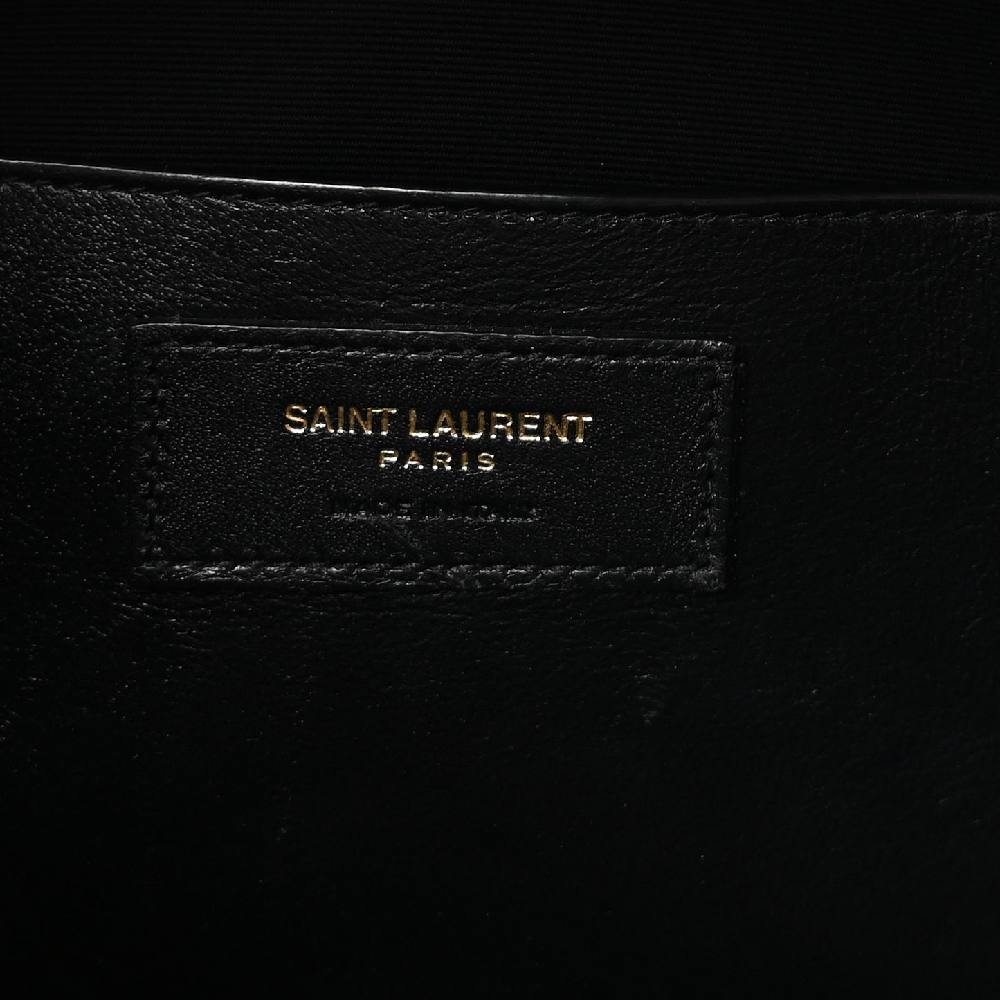 Shiny Calfskin Crocodile Embossed Manhattan Baguette Black