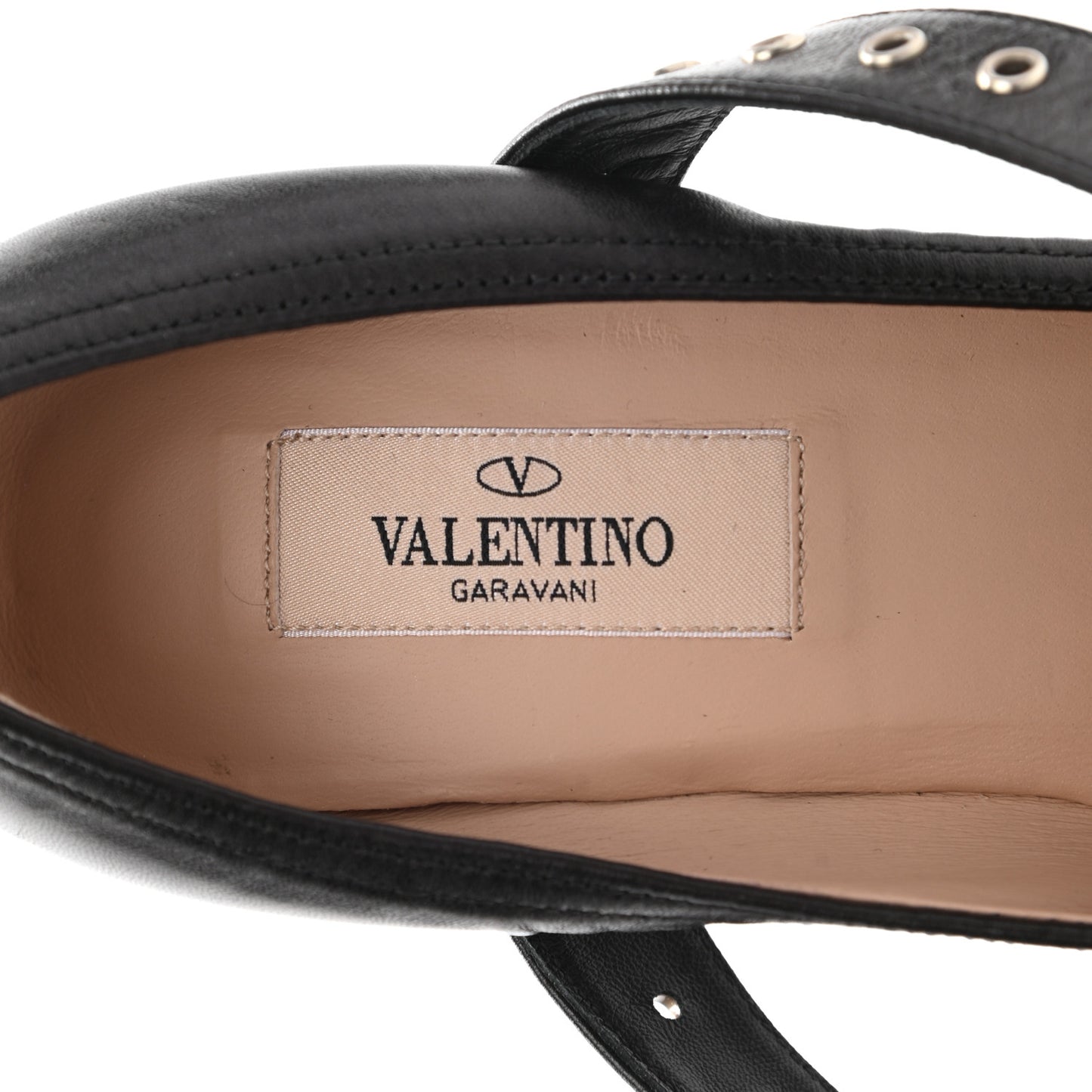 Nappa Love Latch Cross Strap 100mm Pumps 36.5 Black