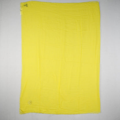 Chanel Modal Cashmere Sequins CC Scarf Yellow 3 of 6