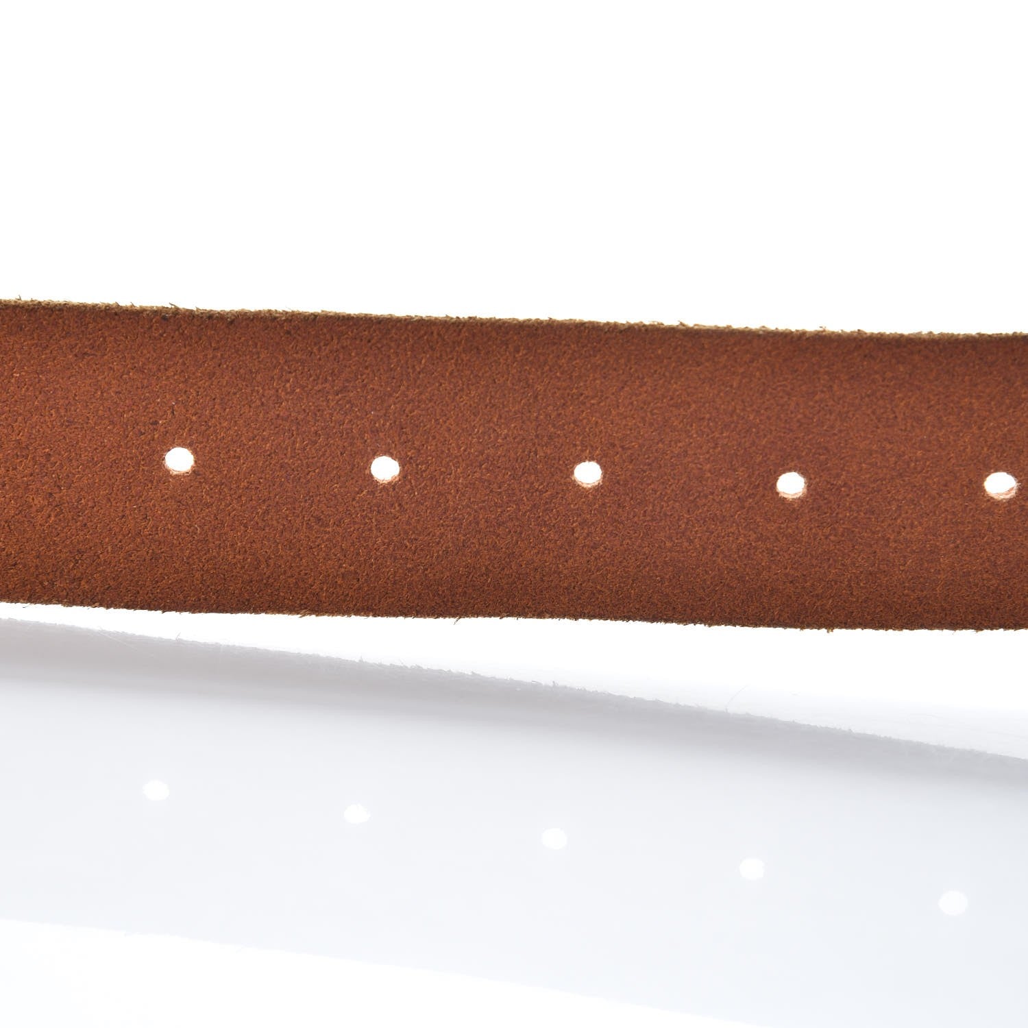 Gucci Faded Calfskin Double G 40mm Belt 95 38 Cuir 7 of 8