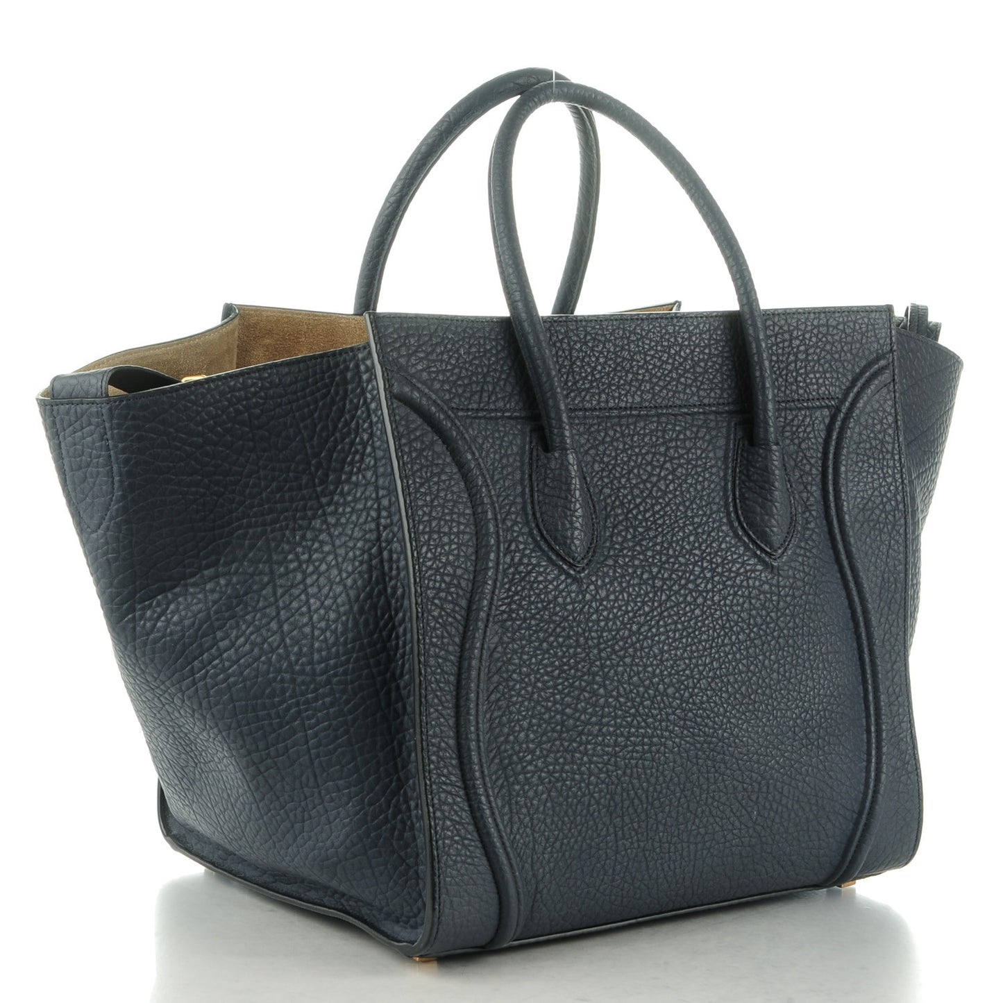 Bullhide Calfskin Medium Phantom Luggage Navy Blue
