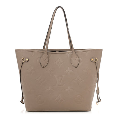 Louis Vuitton Empreinte Monogram Giant Neverfull MM Tourterelle 1 of 9