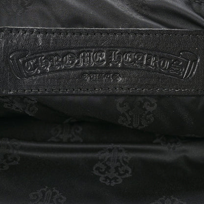 Chrome Hearts Grained Calfskin Fleur De Lis Tote Black 6 of 9
