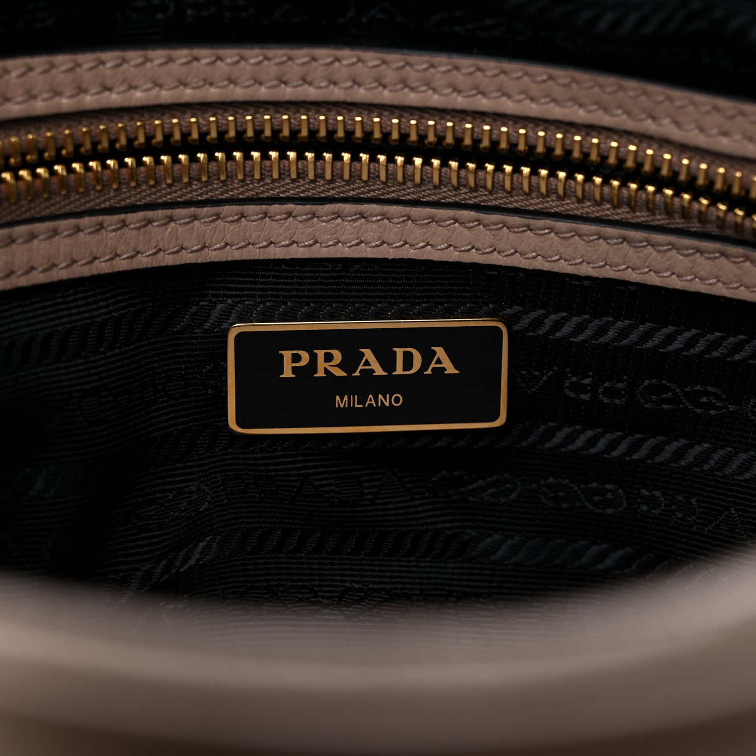 Prada Glace Calfskin Embossed Logo Crossbody Cammeo 7 of 8