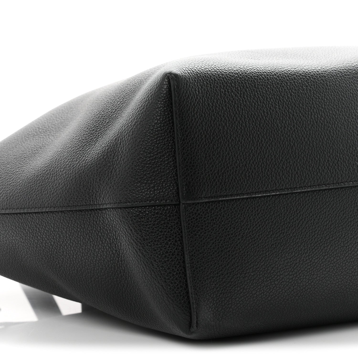 Celine Grained Calfskin Triomphe Medium Cabas Anais Black 9 of 10