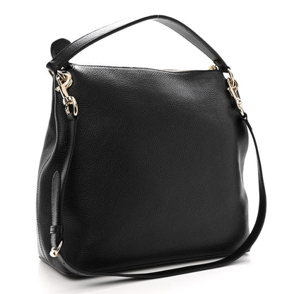 Gucci Pebbled Calfskin Large Soho Hobo Black 2 of 9
