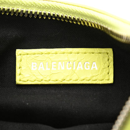 Balenciaga Agneau Arena Le Cagole Shoulder Bag XS Lime 6 of 10