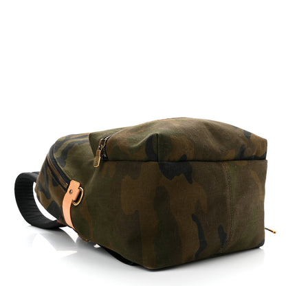 Louis Vuitton X SUPREME Canvas Camouflage Apollo Backpack 4 of 9