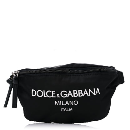 Dolce & Gabbana Nylon Logo Belt Bag Black 1 of 10