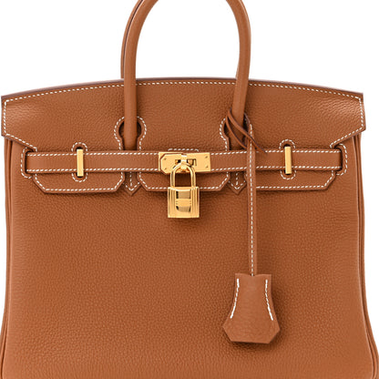 Hermes Togo Birkin 25 Gold 8 of 11