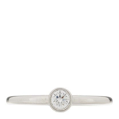Tiffany Platinum Diamond .16ct Bezet Ring 49 5 1 of 5