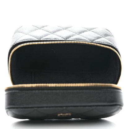 Chanel Caviar Quilted Watch Case Black 6 of 8