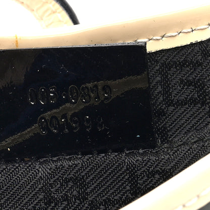 Gucci Patent Micro Jackie O Hobo Black White 7 of 10