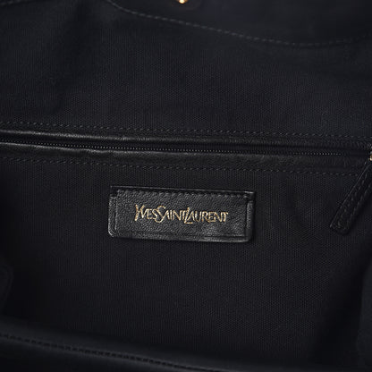 Saint Laurent Calfskin Studded Roady Hobo Black 5 of 8