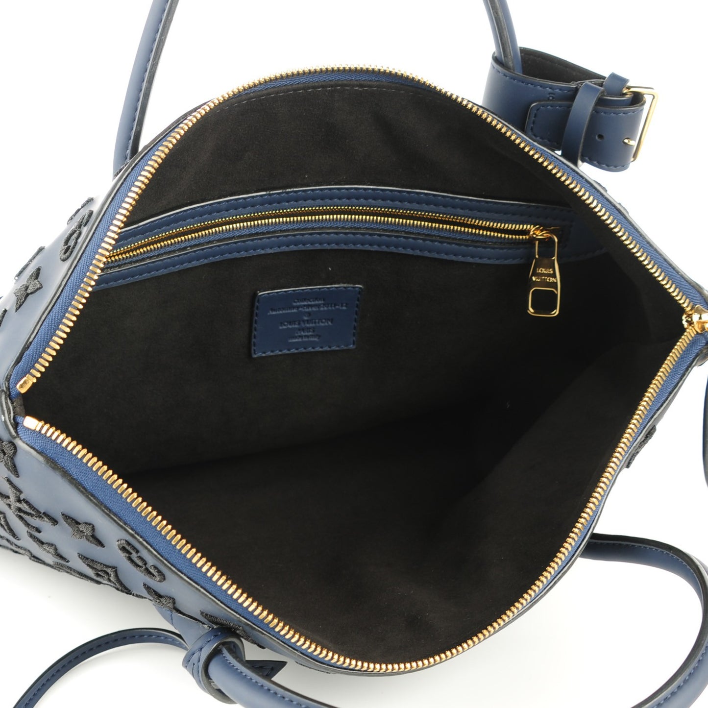Monogram Addiction Vertical Lockit MM Blue