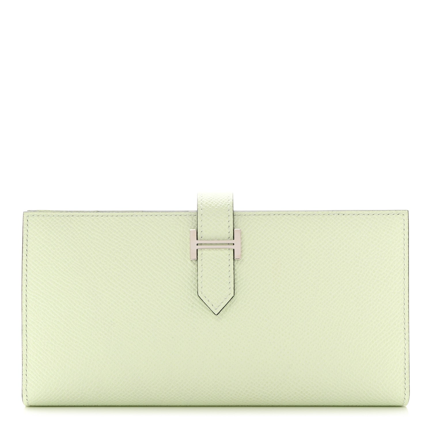 Hermes Epsom Bearn Gusset Wallet Vert Fizz 1 of 8