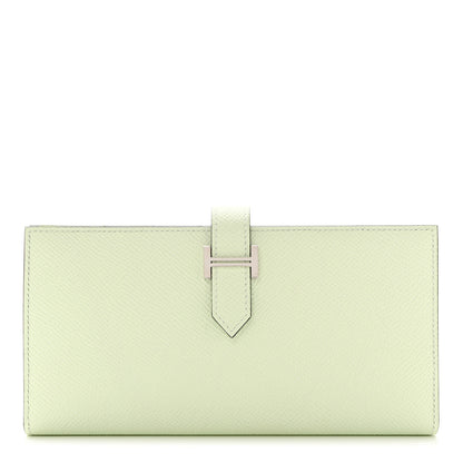 Hermes Epsom Bearn Gusset Wallet Vert Fizz 1 of 8