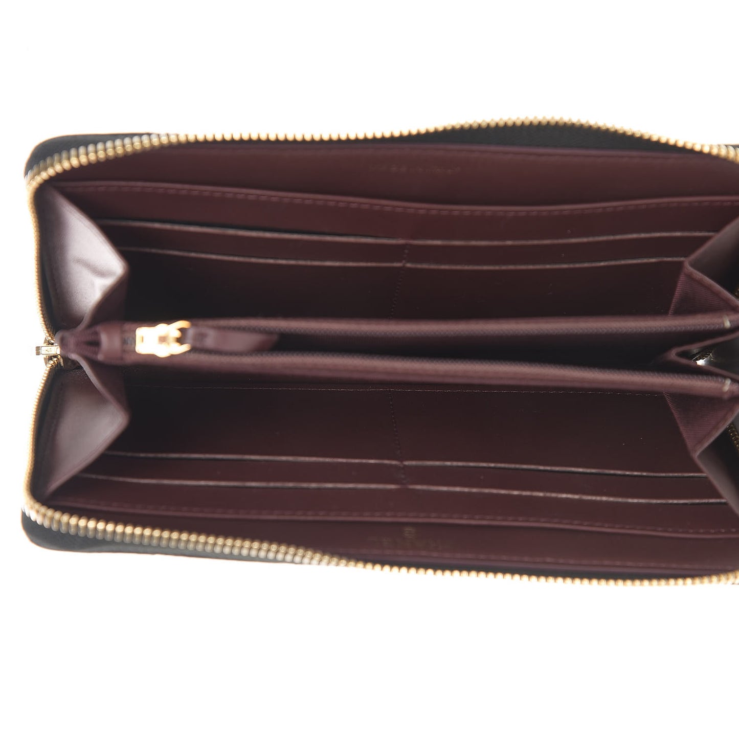 Caviar Quilted Large Gusset Zip Around Wallet Black
