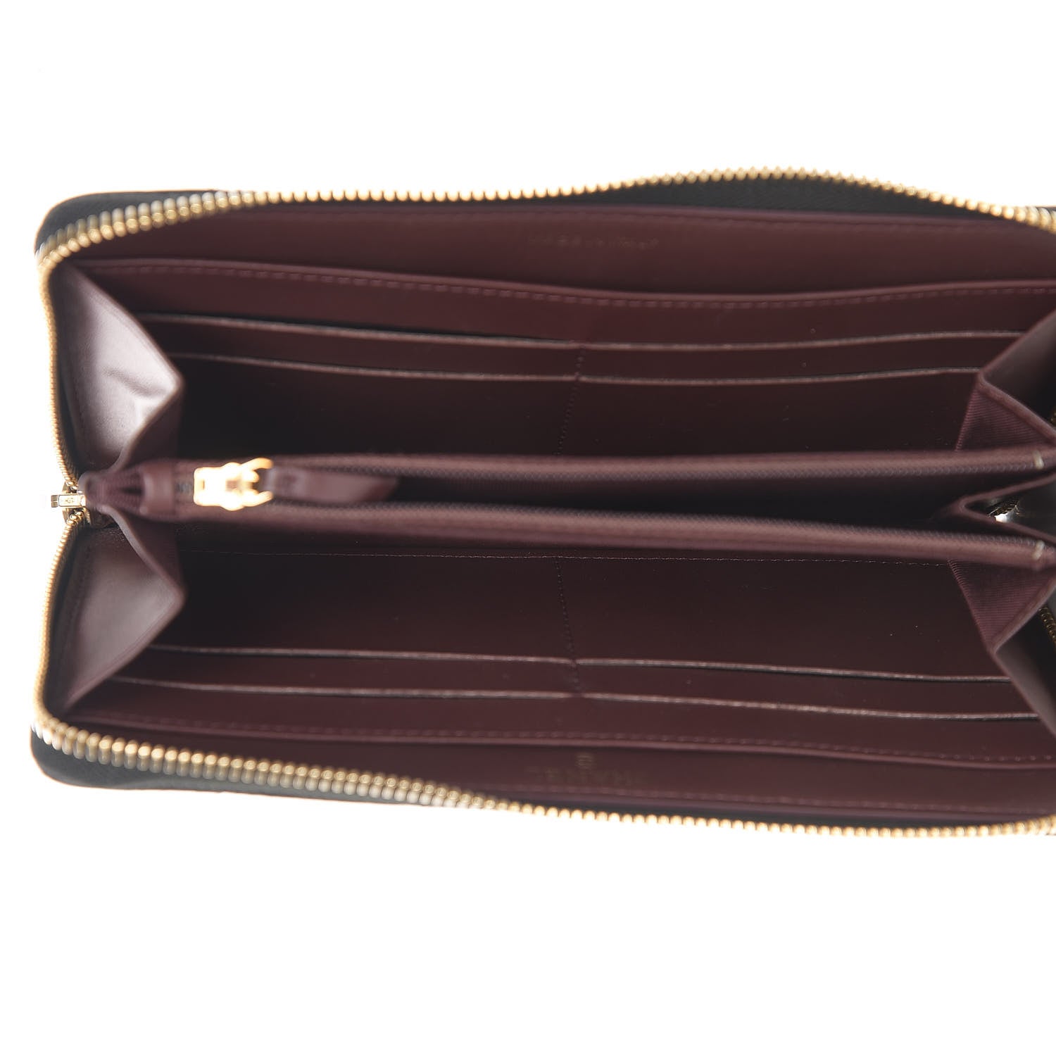 Chanel Caviar Quilted Large Gusset Zip Around Wallet Black 5 of 12
