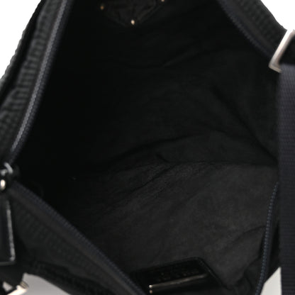 Prada Nylon Vela Flat Messenger Bag Black 5 of 11
