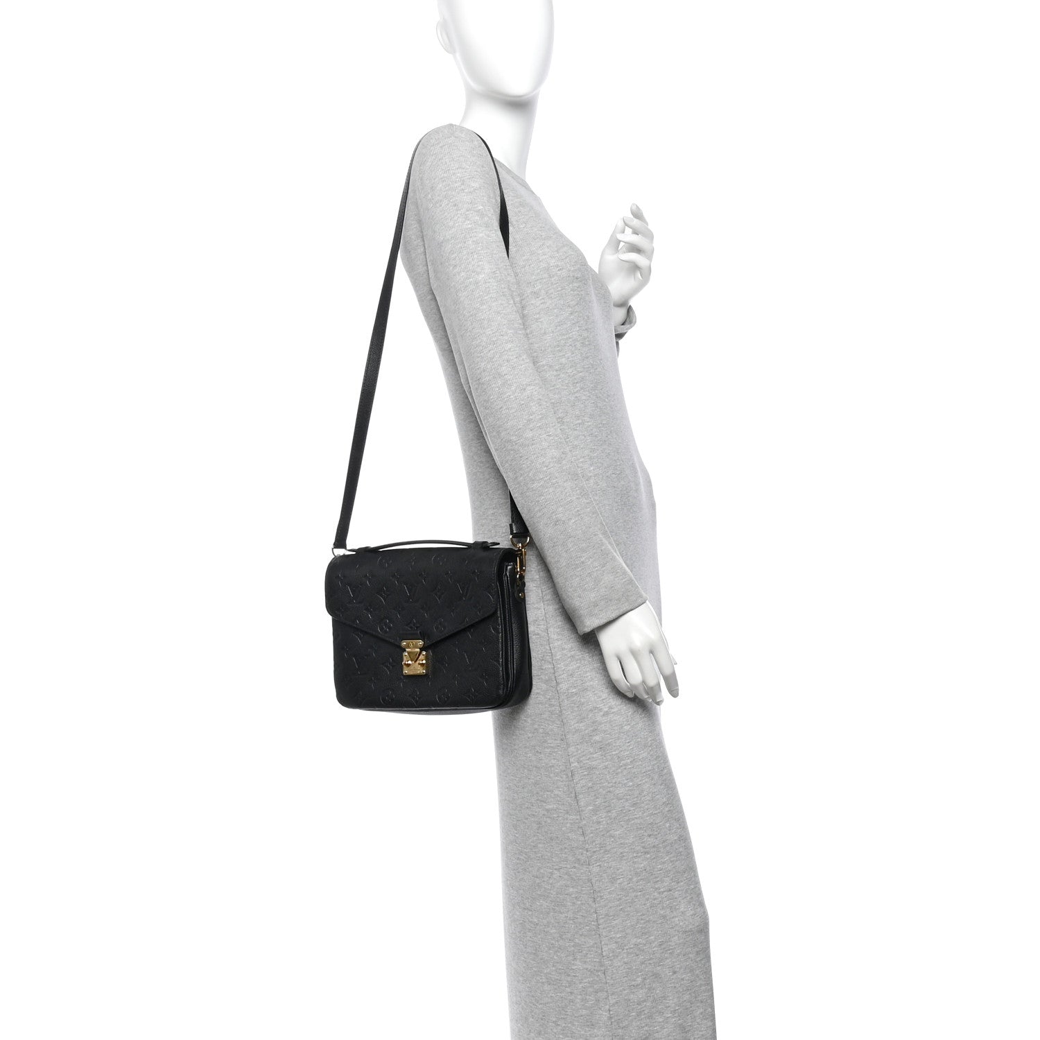 Louis Vuitton Empreinte Pochette Metis Black 2 of 9