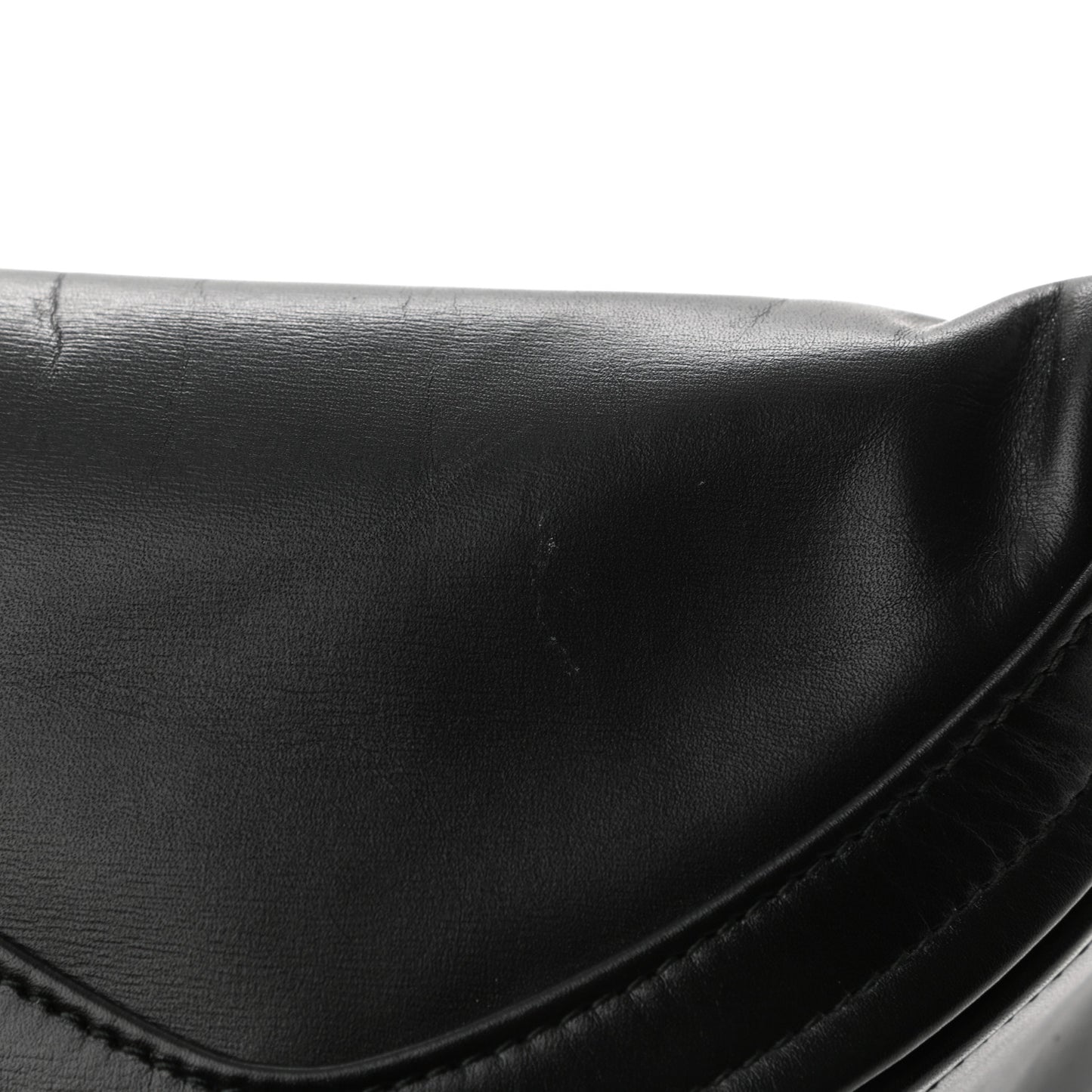 Calfskin Souvenir XS Bike Chain Bag Black