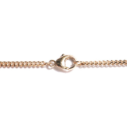 Chanel Crystal Enamel Striped Large CC Necklace Gold Black 3 of 4