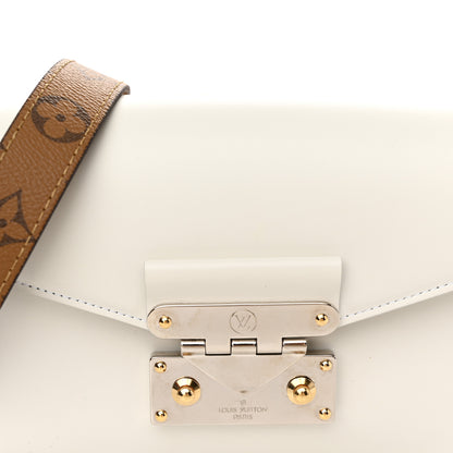 Louis Vuitton Calfskin Reverse Monogram Swing White 7 of 10